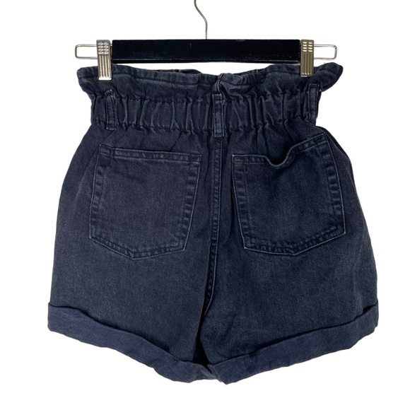 Topshop Paperbag High Rise Button Down Short - Picture 4 of 8